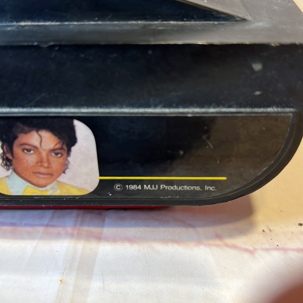 VINTAGE Michael Jackson 1984 ERTL record player with speakers - Picture 6 of 6